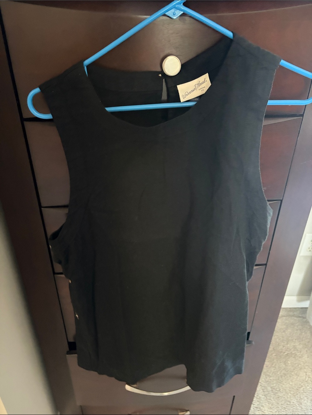 Women’s linen top black